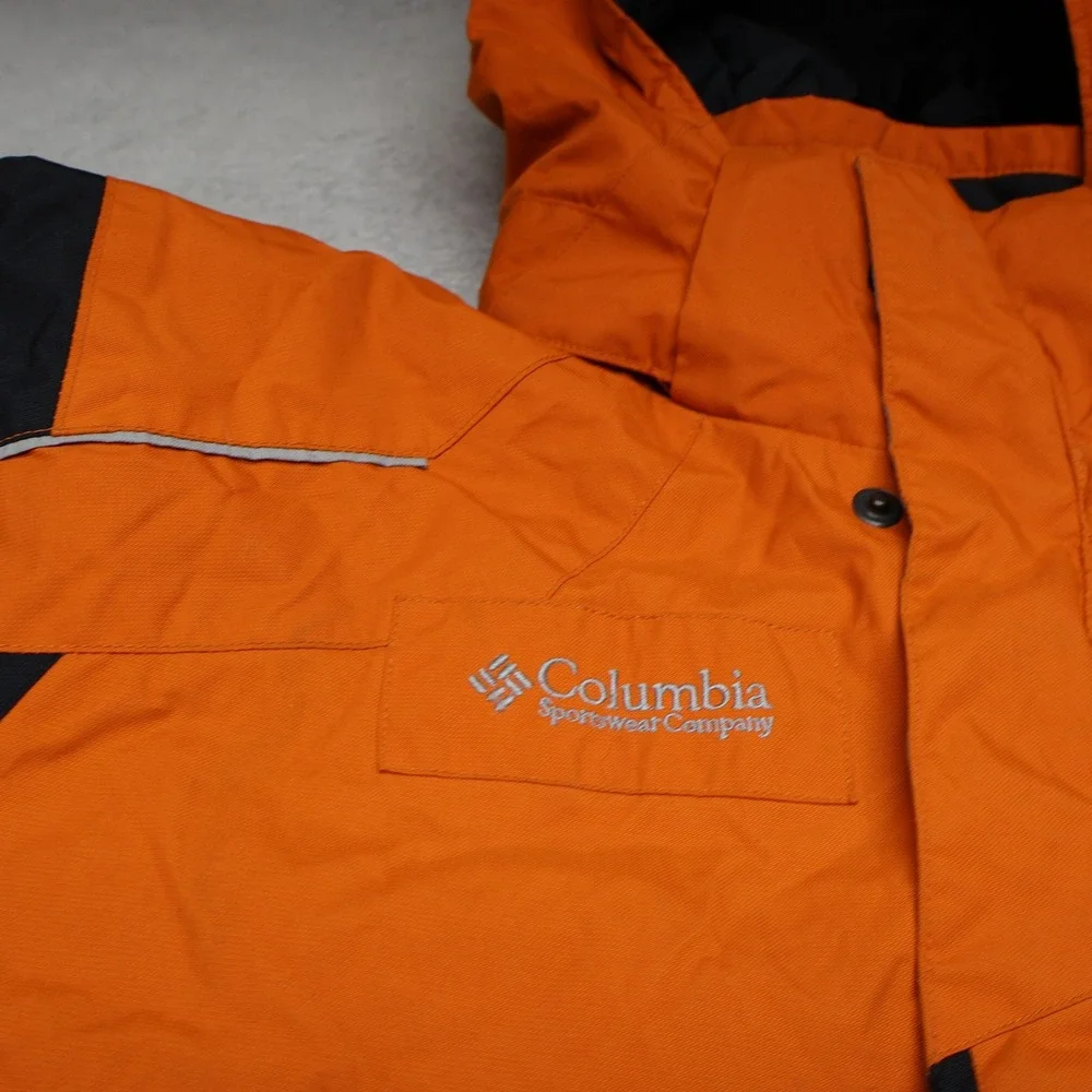 Columbia Jacket‎ Youth 18/20 Orange Waterproof Insulated Wind Rain Snow Winter